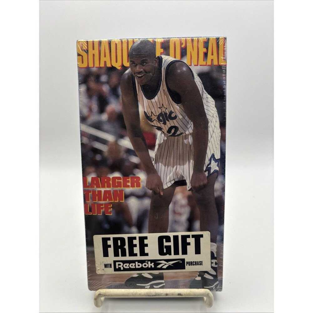 Shaquille O'Neal Larger Than Life VHS VCR Video Tape Movie CBS FOX Sports NEW